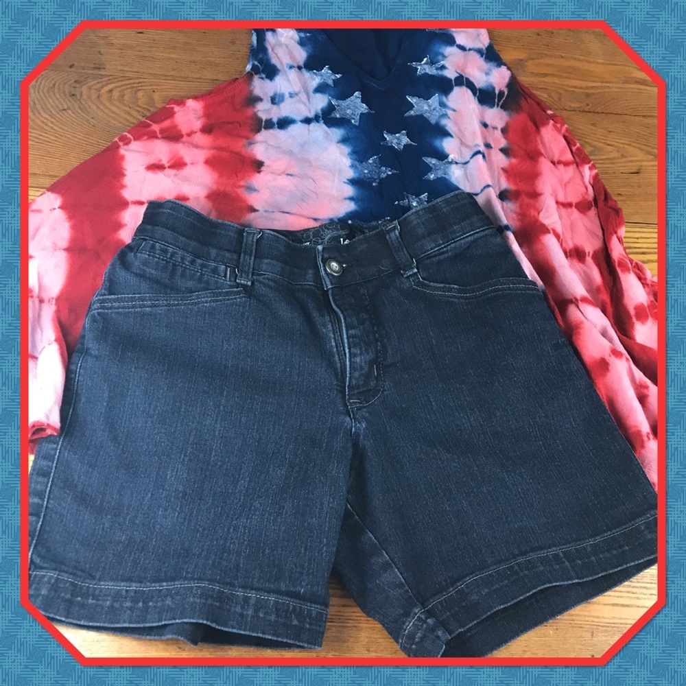 Lees Comfort Waist Denim Jeans Shorts